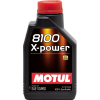 MOTUL 8100 X‑POWER 10W‑60 1liters – High‑performance fuldsyntetisk motorolie