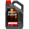 MOTUL 8100 X‑POWER 10W‑60 5liters – High‑performance fuldsyntetisk motorolie