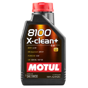 MOTUL 8100 X‑CLEAN+ 5W‑30 1liters – Højtydende og emissionsvenlig motorolie