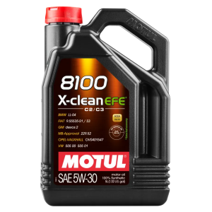 MOTUL 8100 X‑CLEAN EFE 5W‑30 5liters – Effektiv og emissionsvenlig motorolie