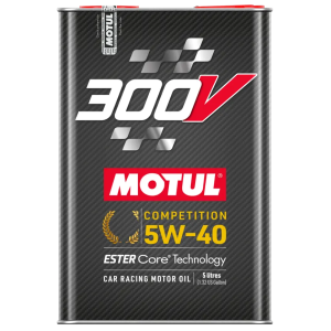MOTUL 300V COMPETITION 5W‑40 5liters – Racingolie til krævende motorer