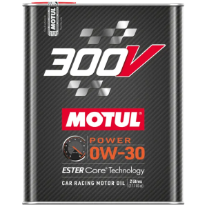 MOTUL 300V POWER 0W‑30 2liters – Racingolie til højtydende motorer