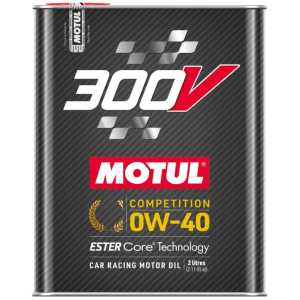 MOTUL 300V COMPETITION 0W‑40 2liters – Fuldsyntetisk racingolie til krav­fyldte motorer