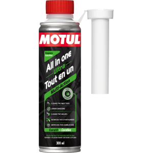 MOTUL ALL IN ONE ULTRA GASOLINE – Professionel rensning og vedligeholdelse af benzinmotorens brændstofsystem